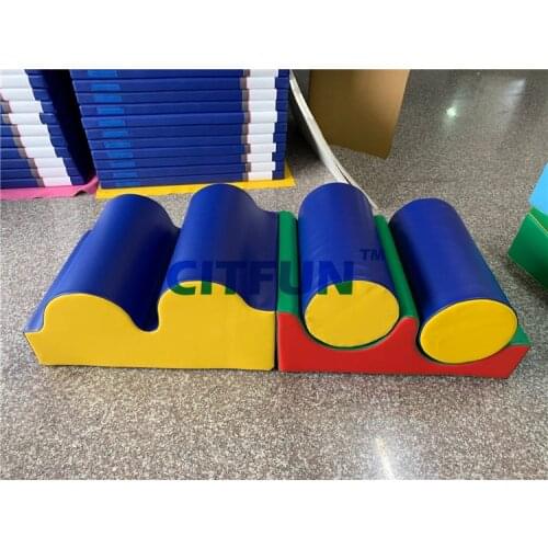 High quality kids gym soft play, Eco-friendly toddler foam climbing indoor playground CIT-RT018G