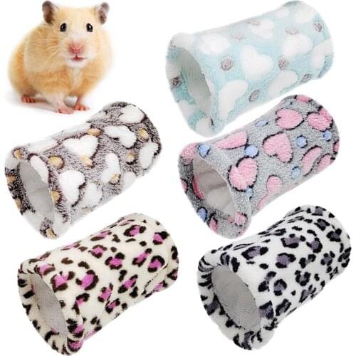 Winter Pet Tunnel Toys Warm Hamster Tunnels Bed Nest Small Animals Squirrel Tunnels Small Pet Birds Warm Tunnel Pet Products