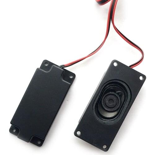 1 Pair 8ohm 5W DIY Square Loudspeaker Full Range HiFi Speaker Horn DIY TV Passive Small Speakers Computer SoundBox