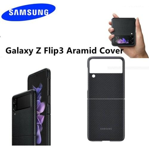 100% Original Samsung Galaxy Z Flip3 Aramid Cover Slim Design Highly Durable EF-XF711 Shockproof case For Samsung Galaxy Z Flip3