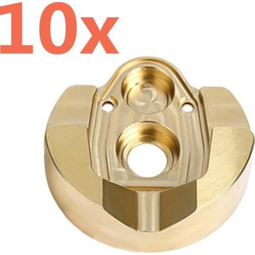 10x For RC Cars Axial Capra1.9 UTB/SCX10 III Axles Brass Weight Counter Counterweights Heavy Weight Balance Portal Drive Housing