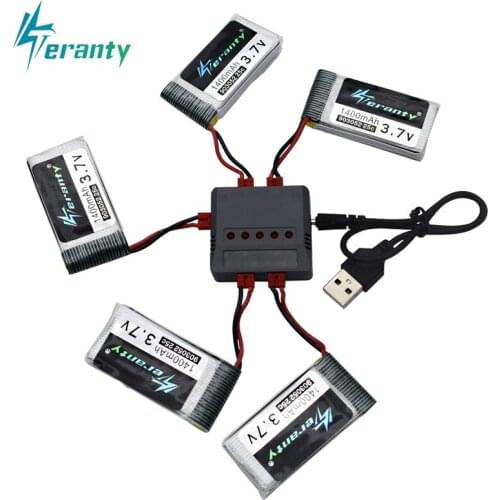 1400mAh 3.7v lipo Battery for SYMA X5 X5S X5C X5SC X5SH X5SW M18 H5P HQ898B HQ859B H11D H11C T64 T04 T05 F28 F29 T56 T57 Charger