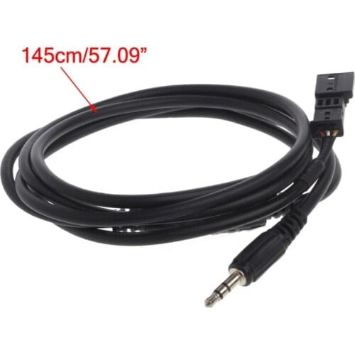 3 Pin 3.5mm Jack AUX Adapter Radio Interface Cable For BMW BM54 E39 E46 E53 X5