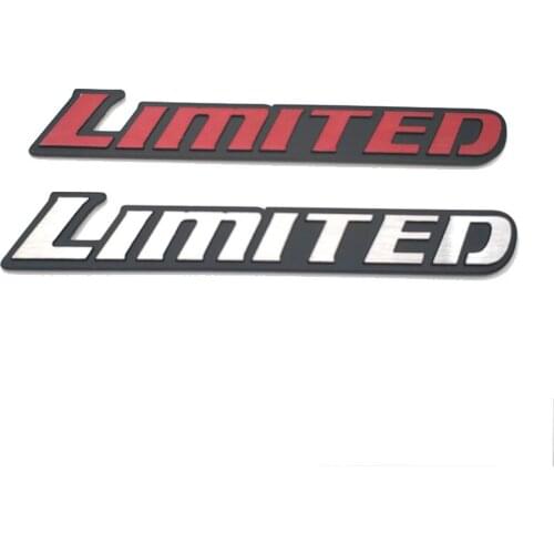 Car Styling Metal Big LIMITED EDITION Logo Emblem Sticker Rear Trunk Auto Badge Decal Accessories
