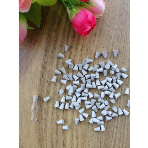 White rubber stopper for vial pendants 100pcs/lot