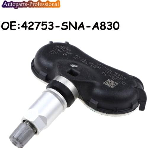 For Honda Civic TPMS Sensor Tire Pressure Monitor System 315MHZ 42753-SNA-A830 42753-SNA-A830-M1 42753SNAA830M1 Car