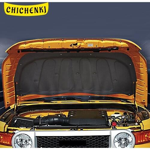 For Toyota FJ Cruiser XJ10 2010-2017 Car Heat Sound Insulation Cotton Front Hood Engine Firewall Mat Pad Cover Noise Deadener