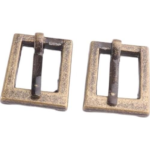 Metal belts buckle 9mm(1/3 inch)Bronze shoes bags Belt Leather Spare Replacement Parts Buckles DIY Accessories Handmade