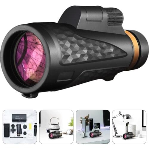 1 Set 18x62 Prisms Monocular Smartphone Monocular Bird Watching Telescope