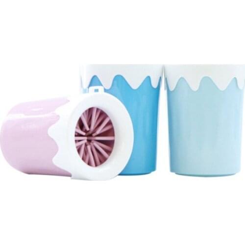 Soft Gentle Silicone Portable Dog Paw Cleaner Pet Foot Washer Cup Paw Clean Brush Quickly Washer Dirty Cat Foot Cleaning Brush