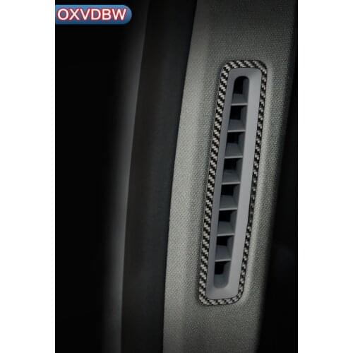 Front Pillar B Air Conditioning Cover Trim For Porsche Panamera 970 2010 - 2016 Carbon Fiber Interior Kit Accessories