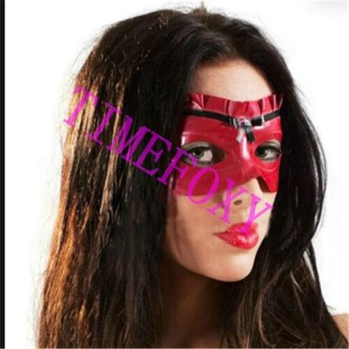 New arrival latex Eye Mask Hood Mask Halloween hood mask Rubber face mask party mask latex fetish Rubber sexy mask halloween
