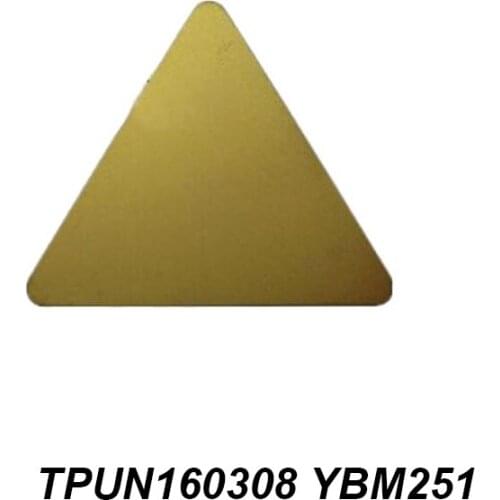 Original TPUN 160308 TPUN160308 YBM251 YBM253 CNC Milling Cutter InsertExternal Turning Holder Cutting Tool Carbide Insert