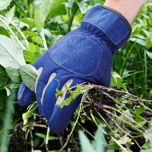 Gardening Working Gloves Anti-slip Breathable Comfortable Weed Puling Up Gloves for Gardening Fishing Clamming Restoration