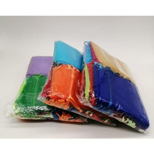 Mini Gift Bags Drawstring Organza Gift Bag 100pcs Jewelry Pouch Storage Jewelry Packaging Earring Ring Bracelet Display Storage