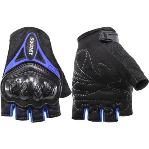 Sports Cycling Gloves Half Finger Breathable Outdoor Summer Riding Equipment Half Gloves Protect Hand Motorcycle Riding Accessor