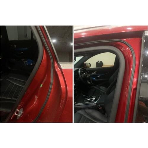 Universal Car Modification Parts Door Sticker B Type Rubber Seal for Jeep Hurricane Gladiator Wrangler Compass Patriot