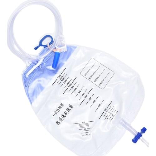 1PCS Elderly Men And Women Anti-reflux Medical Disposable Drainage Bag Urine Collection Bags Thicken Disinfection
