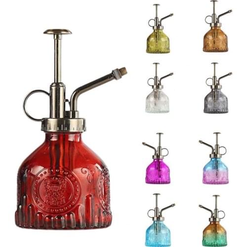 200ml Retro New Style Spray Bottles Multi Purpose Easy to Use Glass Vintage Pumpkin Style Spritzer Bottle for Garden Balcony