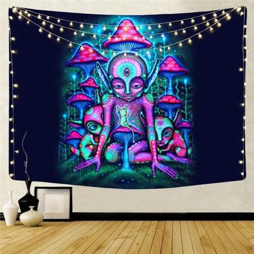 2020 Mandala Hippie Hanging Wall Tapestry Colorful Bohemian Psychedelic Blanket Art Home Decor 95*73cm