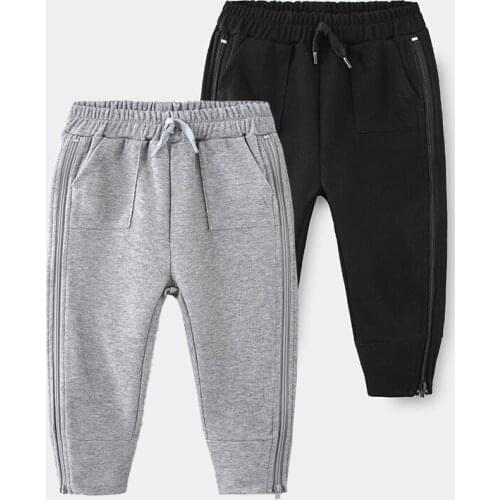 2021 Spring Autumn New Arrival 2 3 4-10 Years Children Clothing Causal Elastic Long Pants Sports Trousers For Kids Baby Boys