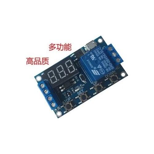 6-30V Relay Module Switch Trigger Time Delay Circuit Timer Cycle Adjustable MODU