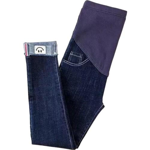 Maternity Jeans Fashion Denim Leggings Trousers For Pregnant Women Gravidas Jeans Pregnancy Elastic Nursing Wear Maternity Pants