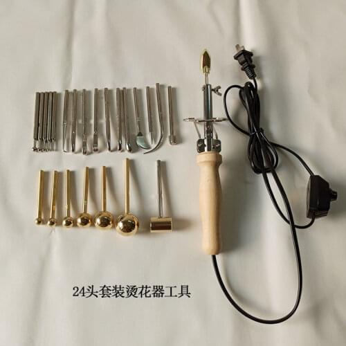 Flower Making Tools 220V110V Hot Stamper, High-grade Log Color Handle, Clothing Cloth Flower