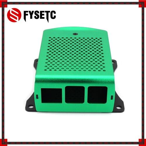 Green Raspberry Pi 3B+ Generation Metal Shell Raspberry Pi 3 Aluminum Alloy Box Thermal Protection Shell For Raspberry Pi 3B/3B