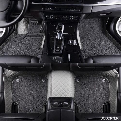 DOODRYER Custom car floor mats for Mercedes Benz E C GLA GLE GL CLA ML GLK CLS S R A B CLK SLK SL G GLS GLC vito viano foot mat
