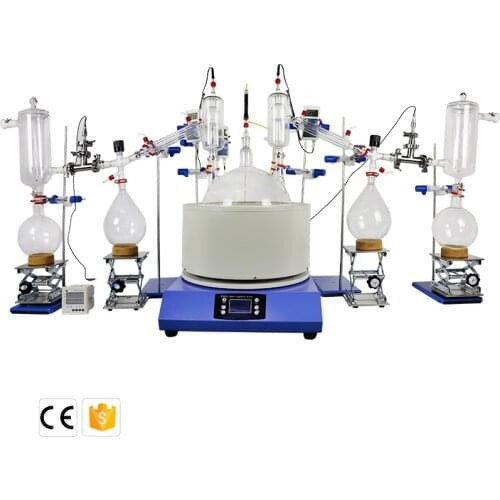 Lab Premium 20L SHORT PATH DISTILLATION TURNKEY KIT - China Made Glass 20 Liter Short Path Complete Turnkey Package