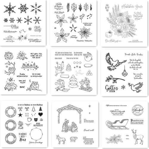 German Metal Cutting Dies and Stamps Stencils Scrapbooking Photo Album Card Paper Embossing Craft DIY Die Cut 2021 Stamp And Die