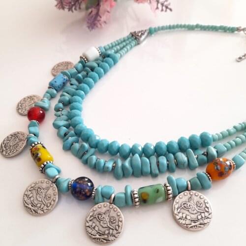 Goodtime Ottoman Tugra Necklace Women Handmade Jewelry