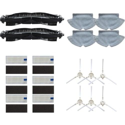Main Brush Side Brush Mop Cloth HEPA Filter for 360 S6 Robotic Vacuum Cleaner Parts Accessories