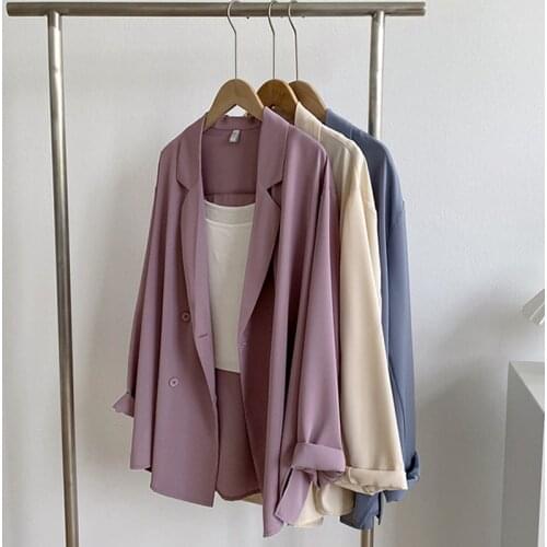 21 New Spring Big Size Women Slim Chiffon Blazer Formal Suits Sun Protection Coat Long Sleeve Office Lady Suit Outerwear WZ1330