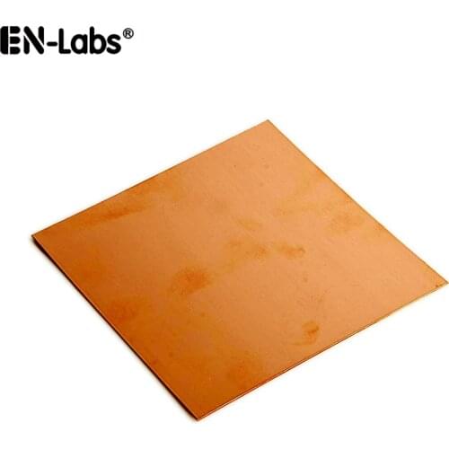 Pure Copper Plate T2 99.9% 100x100mm Heat sink Pad GPU Cooler Radiator Copper Sheet Heatsink LED Amplifier IC Heat Dissipation