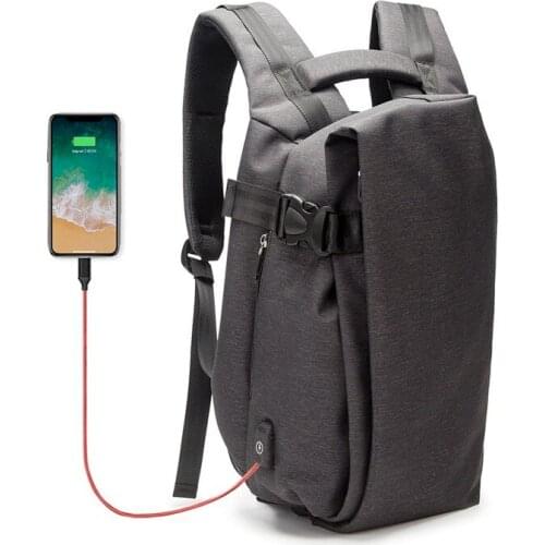 Casual Mens Backpack USB Charging Laptop Bag Men Backpack High Capacity Sport Travel Backpacks Man Shoulder Bag Student Backbag