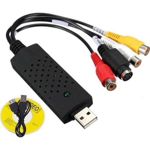 USB 2.0 Audio Television Video VHS to PC DVD VCR Converter Easy Capture Card Adapter PUO88