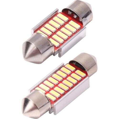 VODOOL Car Interior lights Festoon Base 31/36mm LED Bulb 6000K 4014 SMD Canbus Car Interior Light Bulb for Map Reading Dome Lamp