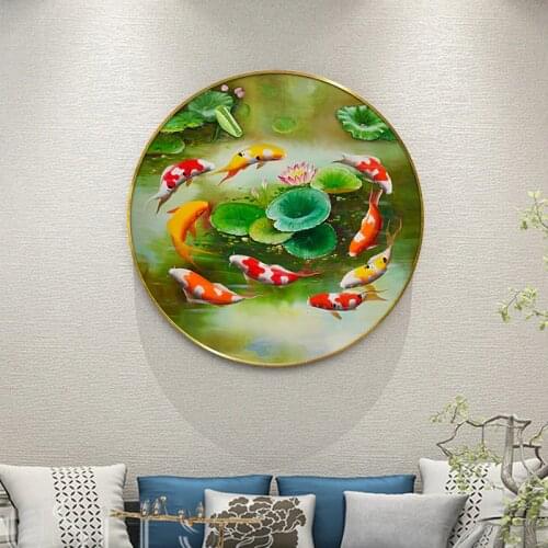 Needlework,DIY Circular simple modern Printed Cross stitch,Sets For Embroidery kit Full embroidery Cross-Stitching Decoratio