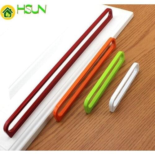 3.66'' 5'' 7.55'' 12.6'' Modern Cabinet Pulls Knob Red White Door Handles Drawer Pulls Dresser Knobs Kitchen Cupboard Handle