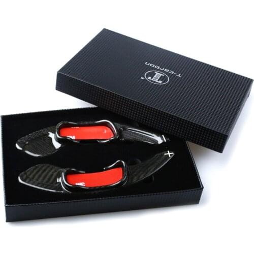 Carbon Fiber Car Steering Wheel Extend Paddle Shifters Covers Car Stickers For Mazda 3 Axela For Mazda 6 ATENZA CX-5 CX-4