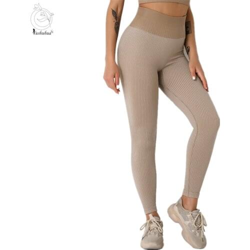 Yushuhua High Waist Seamless Leggings Sport Women Push Up Leggins Fitness Running Yoga Pants Energy Elastic Trousers Tights