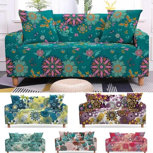 Mandala Flower Anti-Slip Elastic Stretch Slipcover Decor Furniture Protector Couch Cover Sofa Covers 1/2/3/4 Seater