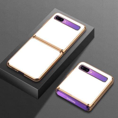 For Samsung zflip screen phone case 5g sm-f7070 glass protective case f700n simple fall