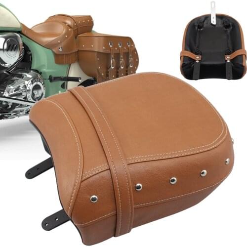 Motorcycle Rear Passenger Seat Leather Pad For Indian Chief Classic Chieftain Limited Roadmaster Vintage Dark Horse