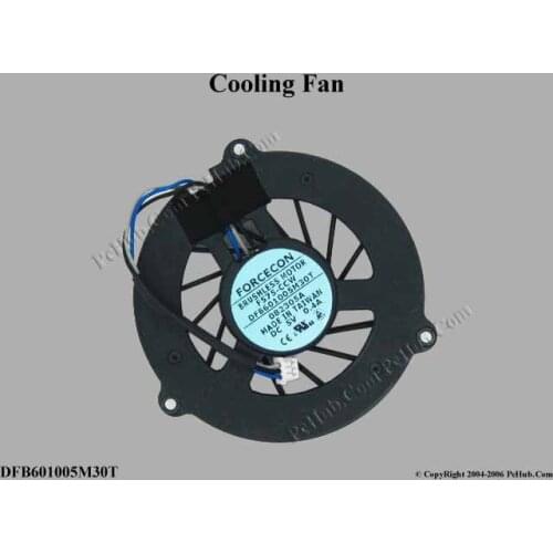 Laptop CPU Cooling fan cooler for DELL Inspiron 1300 B120 B130 PP21L HP DV4000 V4000 FORCECON F575-CCW DFB601005M30T 5V 0.4A