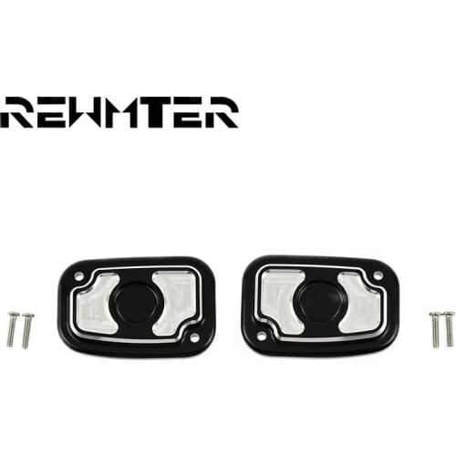 Motorcycle Front Brake Master Cylinder Cover Left Right Side For Harley Touring FL TRIKE 2009-13 FLHT FLHR FLHX FLTR 2008-2017