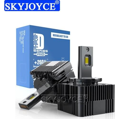 SKYJOYCE New A10 High Bright D5S LED Headlight Bulbs 70W 6500K D1S D3S D8S Canbus Car Light Bulb D2S D2R D4S Auto LED Headlamp