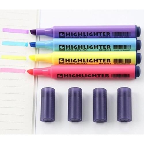 Wholesale New arrival 3240 highlighter pen colorful 8 colors (Pack of 1 pcs)